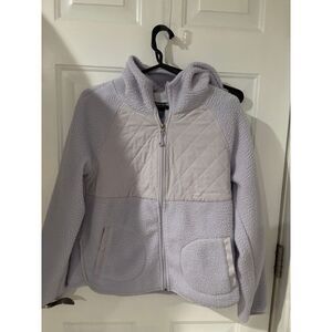 Tek Gear Women's Lilac Hooded Fleece‎ Medium Jacket